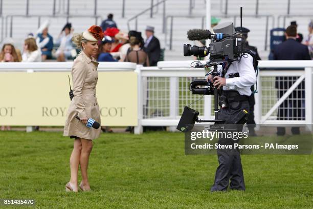 Channel 4 Racing Presenter Emma Spencer.