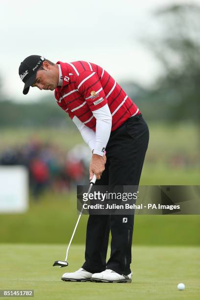 Ricardo Santos during day three of the Irish Open at Carlton House Golf Club, Co. Kildare, Republic of Ireland.