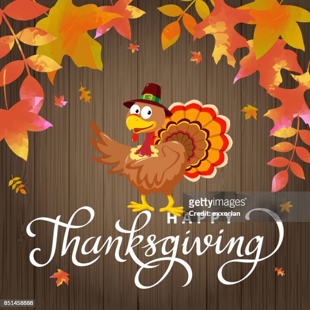 thanksgiving turkey day - liana stock illustrations
