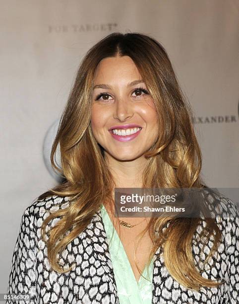 Personality Whitney Port attends the McQ Alexander McQueen for Target launch party at St. John's Center on February 13, 2009 in New York City.