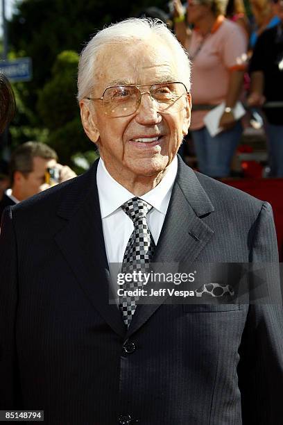 Personality Ed McMahon arrives at the 60th Primetime Emmy Awards at the Nokia Theater on September 21, 2008 in Los Angeles, California.