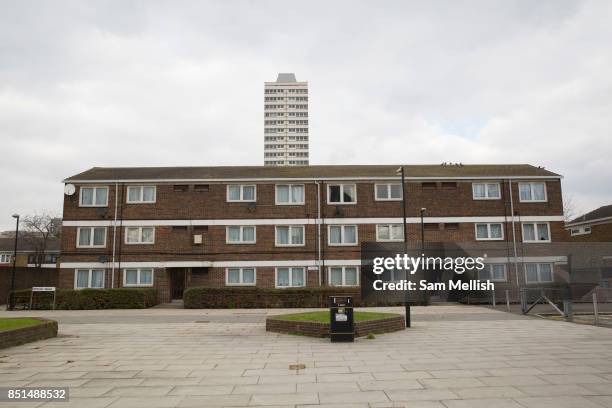 The Carpenters Estate on 25th February 2016 in East London, United Kingdom. The Carpenters Estate is a council housing estate in Stratford, East...