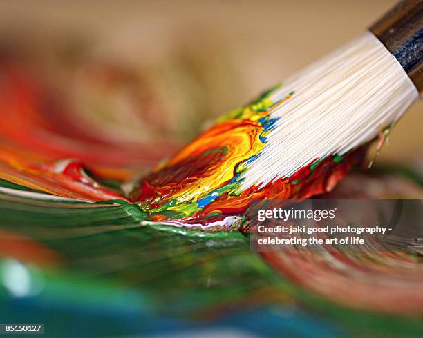 impulse - paint brushes stock pictures, royalty-free photos & images