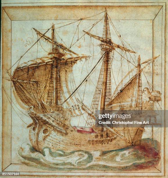 Portuguese Art, A Caravel , Private Collection.