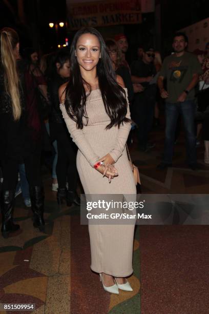 Jessica Graf is seen on September 21, 2017 in Los Angeles, CA.