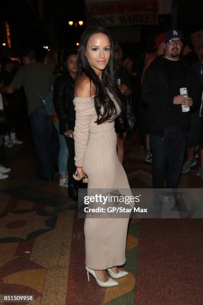 Jessica Graf is seen on September 21, 2017 in Los Angeles, CA.