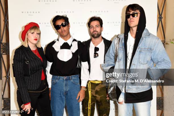 Guests attend the Winonah Presentation during Milan Fashion Week Spring/Summer 2018 at on September 22, 2017 in Milan, Italy.