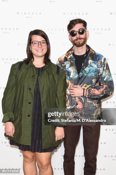 Guests attend the Winonah Presentation during Milan Fashion Week Spring/Summer 2018 at on September 22, 2017 in Milan, Italy.