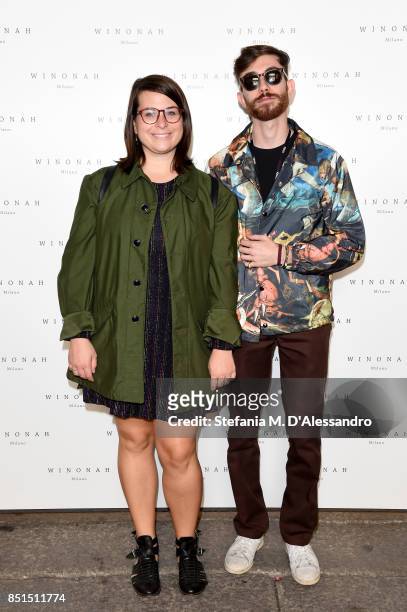 Guests attend the Winonah Presentation during Milan Fashion Week Spring/Summer 2018 at on September 22, 2017 in Milan, Italy.