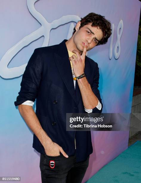 Noah Centineo attends the premiere of 'SPF-18' at University High School on September 21, 2017 in Los Angeles, California.