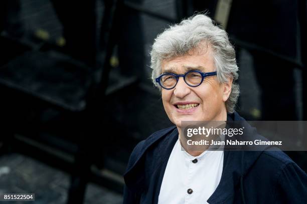 Wim Wenders attends 'Submergence' photocall during 65th San Sebastian Film Festival on September 22, 2017 in San Sebastian, Spain.