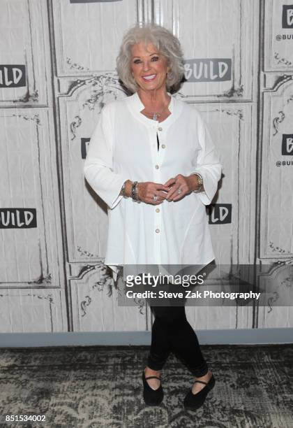 Chef Paula Deen attends Build Series to discuss her new cookbook "At The Southern Table With Paula Deen" at Build Studio on September 22, 2017 in New...