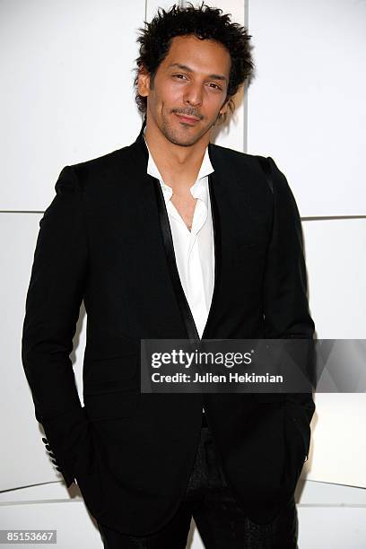 Actor Tomer Sisley poses at the Cesar Film Awards 2008 Press Room at Theatre du Chatelet on February 27, 2009 in Paris, France.