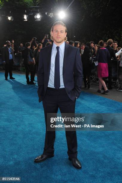 Charlie Hunnam arriving for the European premiere of Pacific Rim at BFI IMAX, Southbank, London.