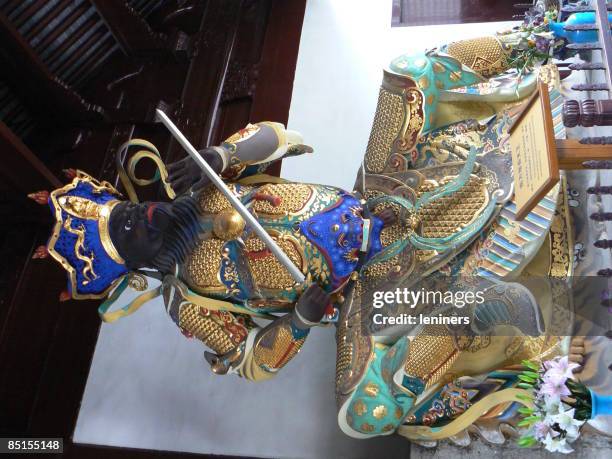 longhua temple - shanghai temple stock pictures, royalty-free photos & images