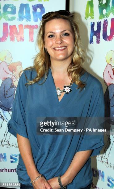 Jo Joyner attending a special performance show of Were Going On A Bear Hunt at the Lyric Theatre. PRESS ASSOCIATION Photo. Picture date: Saturday...