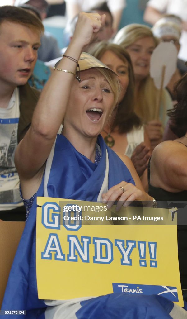 Tennis - Andy Murray Fans in Dunblane