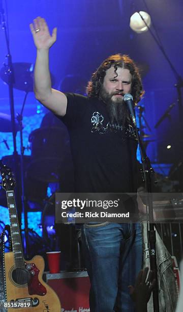 Jamey Johnson during the Taping Of CMT Crossroads on February 27, 2009 at Rocketown in Nashville, Tennessee. CMT Crossroads will air March 23, 2009...