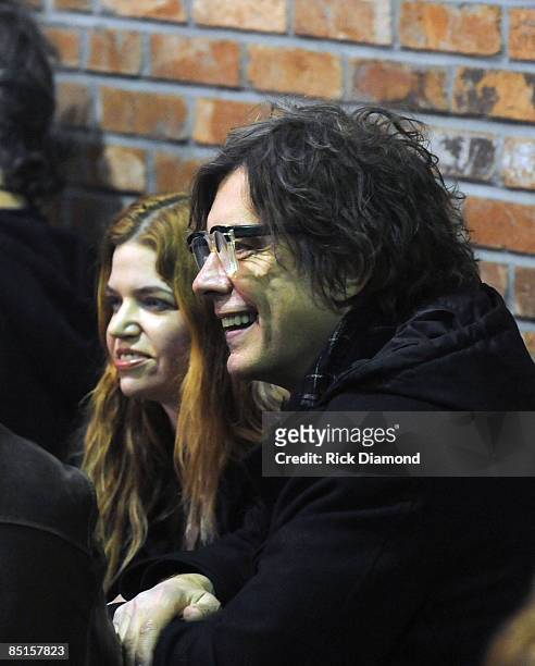 Singer/Songwriter Tom Petersson of the Rock Group Cheap Trick at the Taping Of CMT Crossroads featuring Singer/Songwriter Shooter Jennings and...