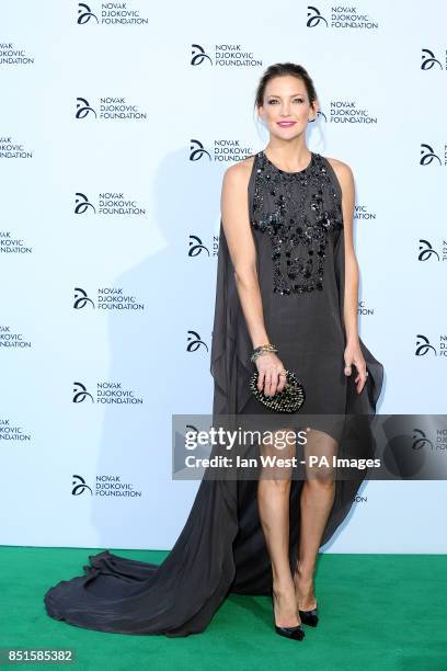 Kate Hudson attends the Novak Djokovic Foundation party at the Roundhouse in London.