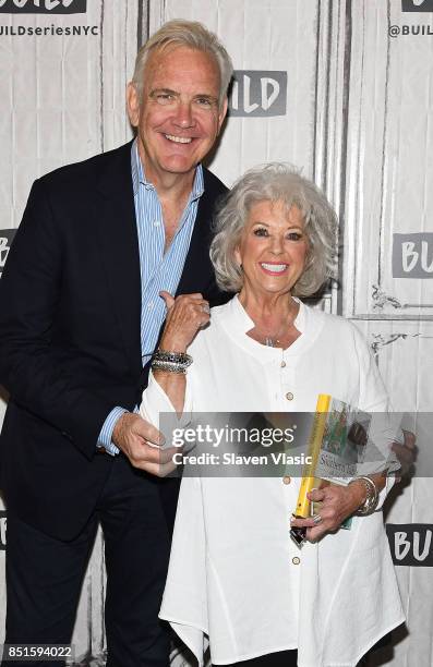 Chef and producer Gordon Elliott and chef Paula DeenÊvisit Build to discuss Deen's new cookbook, "At The Southern Table with Paula Deen" at Build...