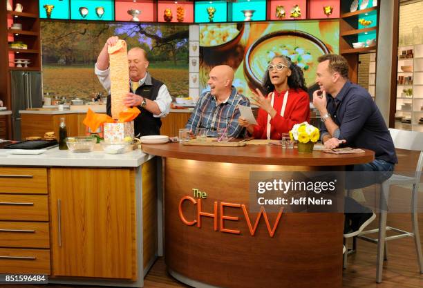 Elisabeth Shue is the guest on Friday, September 22, 2017 on Walt Disney Television via Getty Images's "The Chew." "The Chew" airs MONDAY - FRIDAY on...