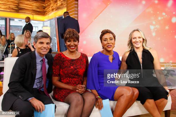 Robin Roberts celebrates her 5th birthday, which commemorates the day she received a lifesaving bone-marrow transplant to treat MDS on "Good Morning...