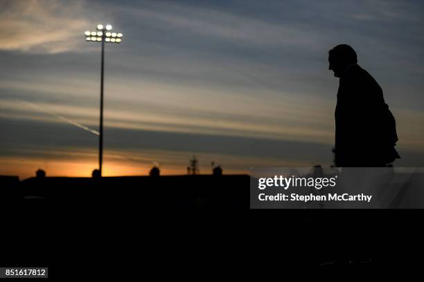 Limerick , Ireland - 22 September 2017; Cork City manager John Caulfield during the SSE Airtricity League Premier Division match between Limerick FC...