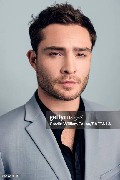 Actor Ed Westwick poses for a portrait BBC America BAFTA Los Angeles TV Tea Party 2017 at the The Beverly Hilton Hotel on September 16, 2017 in West...