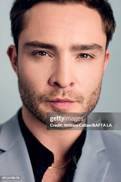 Actor Ed Westwick poses for a portrait BBC America BAFTA Los Angeles TV Tea Party 2017 at the The Beverly Hilton Hotel on September 16, 2017 in West...