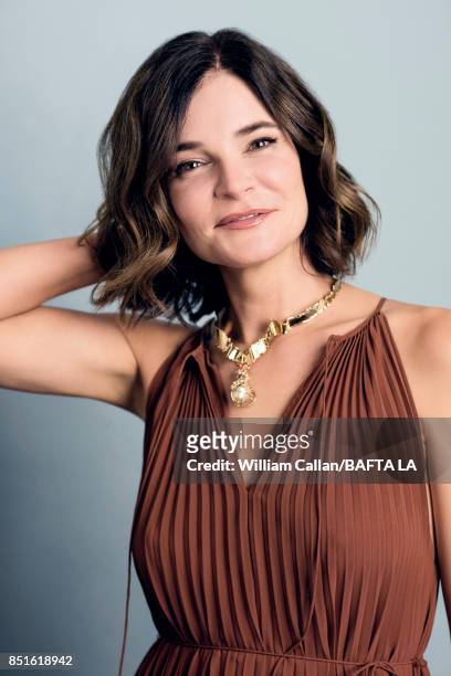 Actress Betsy Brandt poses for a portrait BBC America BAFTA Los Angeles TV Tea Party 2017 at the The Beverly Hilton Hotel on September 16, 2017 in...