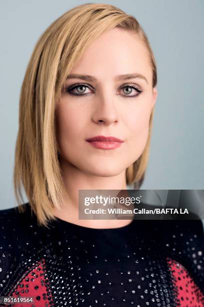 Actress Evan Rachel Wood from HBO's 'Westworld' poses for a portrait BBC America BAFTA Los Angeles TV Tea Party 2017 at the The Beverly Hilton Hotel...