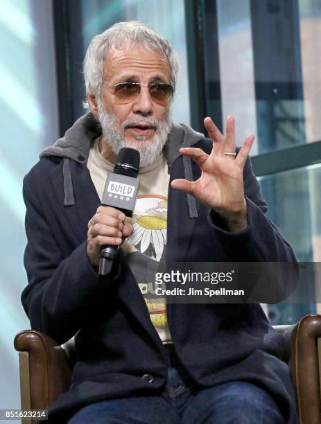 Singer/songwriter Yusuf / Cat Stevens attends Build to discuss his new album "The Laughing Apple" at Build Studio on September 22, 2017 in New York...