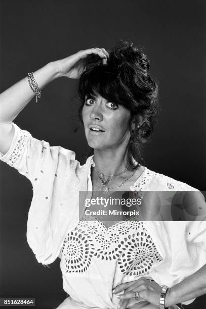 Actress Amanda Barrie, September 1982.