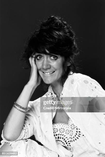 Actress Amanda Barrie, September 1982.