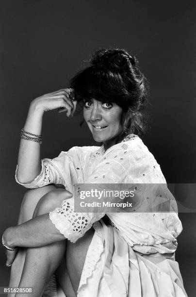 Actress Amanda Barrie, September 1982.