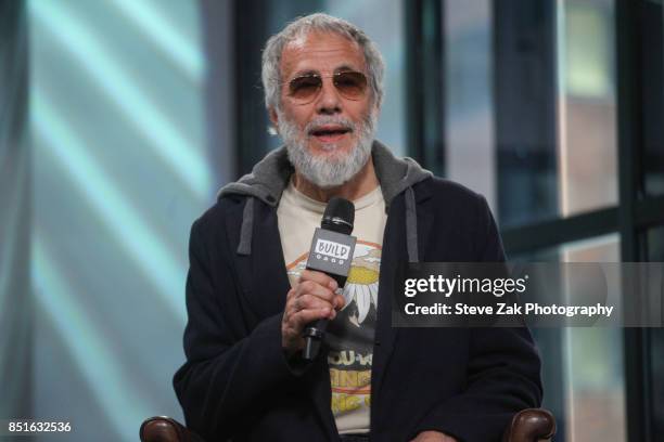 Singer/songwriter Yusuf / Cat Stevens attends Build Series to discuss his new album "The Laughing Apple" at Build Studio on September 22, 2017 in New...