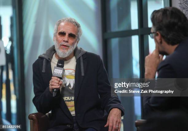 Singer/songwriter Yusuf / Cat Stevens attends Build Series to discuss his new album "The Laughing Apple" at Build Studio on September 22, 2017 in New...