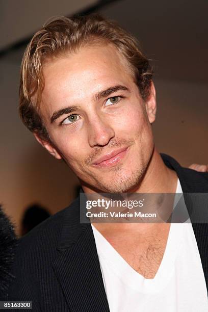 Actor Jesse Johnson attends the Steve Olson Art Show Debut at on February 28, 2009 in West Hollywood, California.