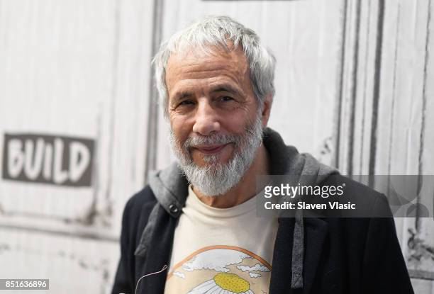 Singer-songwriterÊYusuf/Cat Stevens visits Build to talk about his new album "The Laughing Apple" at Build Studio on September 22, 2017 in New York...