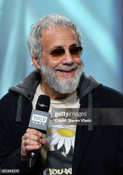 Singer-songwriterÊYusuf/Cat Stevens visits Build to talk about his new album "The Laughing Apple" at Build Studio on September 22, 2017 in New York...