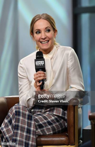 Actress Joanne Froggatt visits Build to talk about the six-part series "Liar" at Build Studio on September 22, 2017 in New York City.