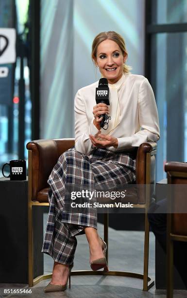 Actress Joanne Froggatt visits Build to talk about the six-part series "Liar" at Build Studio on September 22, 2017 in New York City.