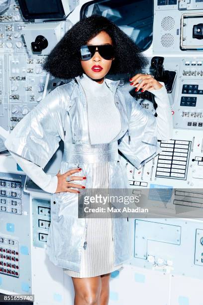 Actress and singer Janelle Monae is photographed for Cosmopolitan Magazine on October 27, 2016 in Miami, Florida.