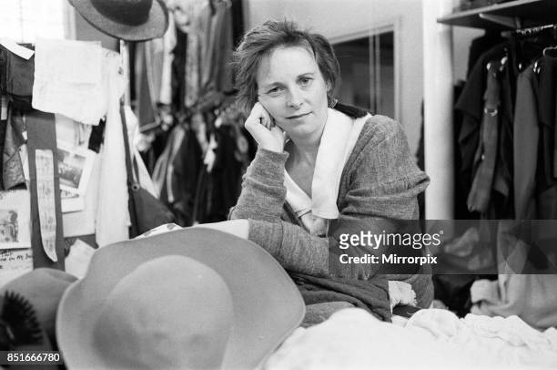 British fashion designer Vivienne Westwood, 28th April 1983.