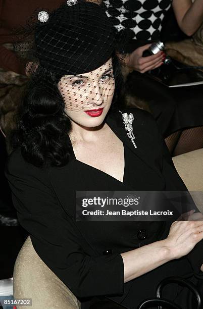 Dita Von Teese, wife of Marilyn Manson