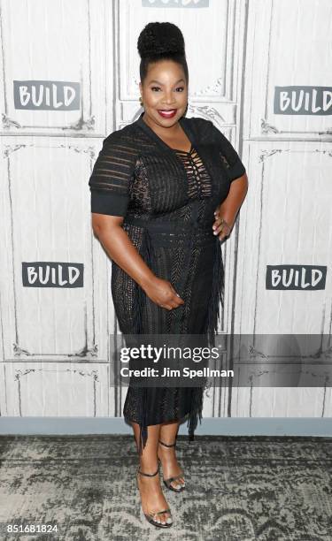 Actress Kimberly Hebert Gregory attends Build to discuss her show "Vice Principals" at Build Studio on September 22, 2017 in New York City.