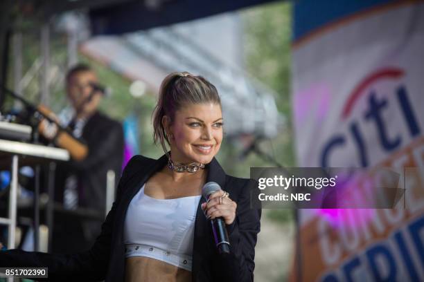 Fergie on Friday, September 22, 2017 --