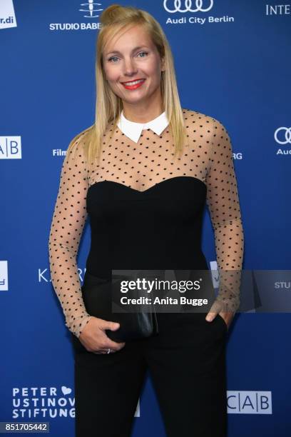 Nadja Uhl during the 6th German Actor Award Ceremony on September 22, 2017 in Berlin, Germany.