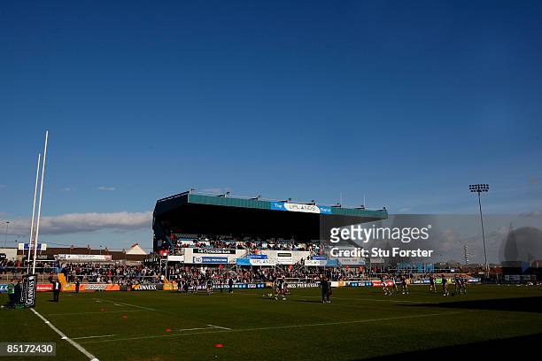 General view of the Memorial Stadium before the Guinness Premiership match between Bristol and Harlequins at the Memorial Stadium on March 1, 2009 in...